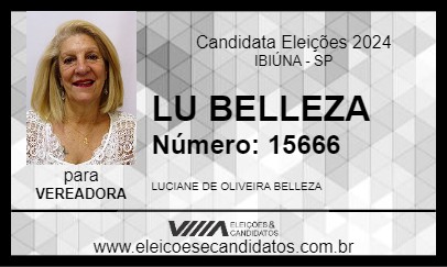 Candidato LU BELLEZA 2024 - IBIÚNA - Eleições