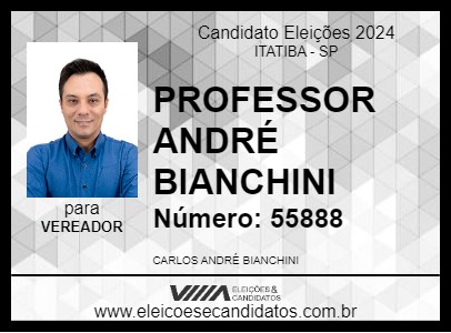 Candidato PROFESSOR ANDRÉ BIANCHINI 2024 - ITATIBA - Eleições