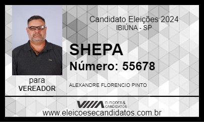 Candidato SHEPA 2024 - IBIÚNA - Eleições