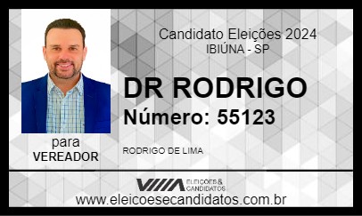 Candidato DR RODRIGO 2024 - IBIÚNA - Eleições