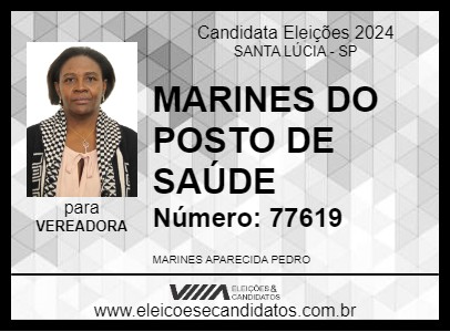 Candidato MARINES PEDRO 2024 - SANTA LÚCIA - Eleições