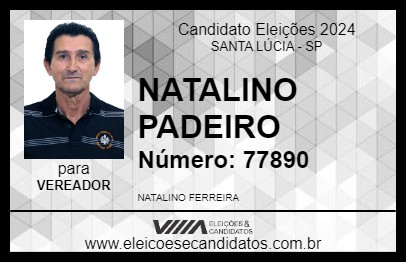 Candidato NATALINO PADEIRO 2024 - SANTA LÚCIA - Eleições