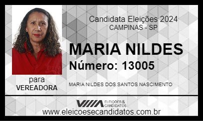 Candidato NILDES NASCIMENTO 2024 - CAMPINAS - Eleições