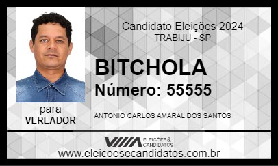 Candidato BITCHOLA 2024 - TRABIJU - Eleições