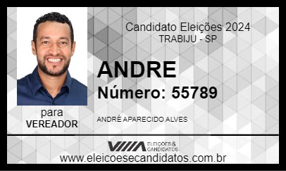 Candidato ANDRE 2024 - TRABIJU - Eleições