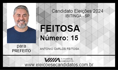 Candidato FEITOSA 2024 - IBITINGA - Eleições