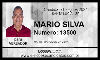 Candidato MARIO SILVA 2024 - SANTA LÚCIA - Eleições