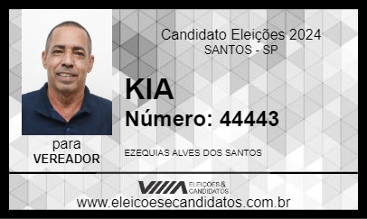 Candidato KIA 2024 - SANTOS - Eleições