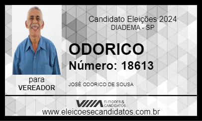 Candidato ODORICO 2024 - DIADEMA - Eleições