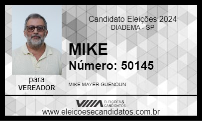 Candidato MIKE 2024 - DIADEMA - Eleições