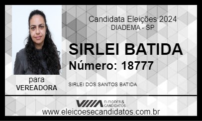 Candidato SIRLEI BATIDA 2024 - DIADEMA - Eleições