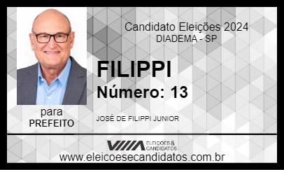 Candidato FILIPPI 2024 - DIADEMA - Eleições