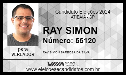 Candidato RAY SIMON 2024 - ATIBAIA - Eleições