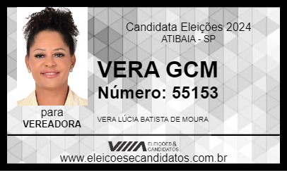 Candidato VERA MOURA 2024 - ATIBAIA - Eleições