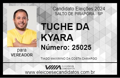 Candidato TUCHE DA KYARA 2024 - SALTO DE PIRAPORA - Eleições