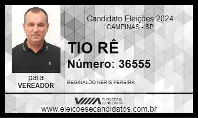 Candidato TIO RÊ 2024 - CAMPINAS - Eleições