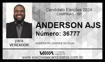 Candidato ANDERSON AJS 2024 - CAMPINAS - Eleições