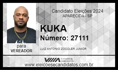 Candidato KUKA 2024 - APARECIDA - Eleições