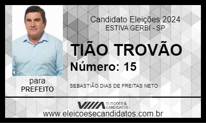 Candidato TIÃO TROVÃO 2024 - ESTIVA GERBI - Eleições