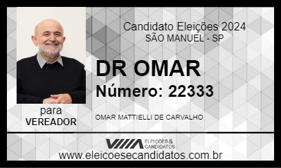 Candidato DR OMAR 2024 - SÃO MANUEL - Eleições