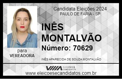 Candidato INÊS MONTALVÃO 2024 - PAULO DE FARIA - Eleições