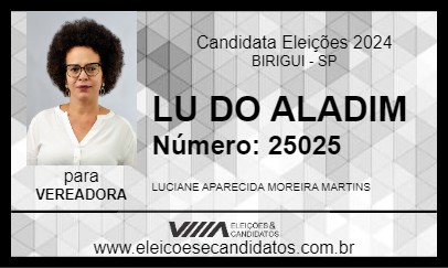 Candidato LU DO ALADIM 2024 - BIRIGUI - Eleições