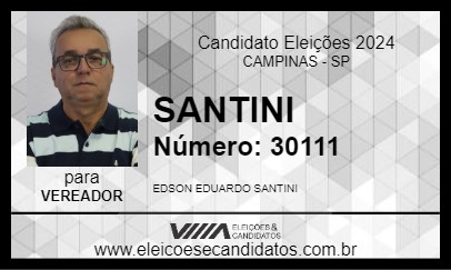 Candidato SANTINI 2024 - CAMPINAS - Eleições