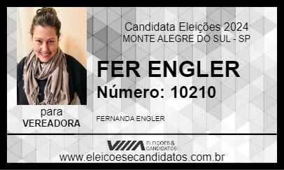 Candidato FER ENGLER 2024 - MONTE ALEGRE DO SUL - Eleições