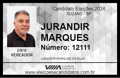 Candidato JURANDIR MARQUES 2024 - SUZANO - Eleições