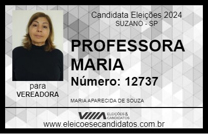 Candidato PROFESSORA MARIA 2024 - SUZANO - Eleições