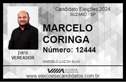 Candidato MARCELO CORINGA 2024 - SUZANO - Eleições