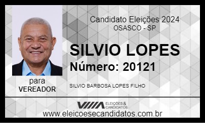 Candidato SILVIO LOPES 2024 - OSASCO - Eleições