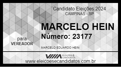 Candidato MARCELO HEIN 2024 - CAMPINAS - Eleições