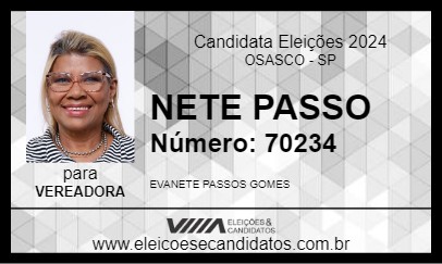 Candidato NETE PASSO 2024 - OSASCO - Eleições