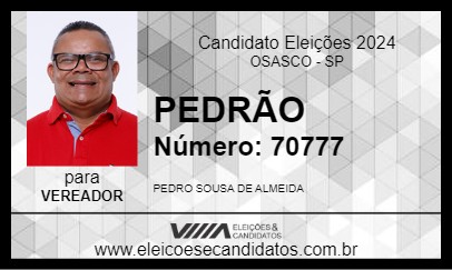 Candidato PEDRÃO 2024 - OSASCO - Eleições