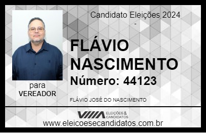 Candidato FLÁVIO NASCIMENTO 2024 - CASTILHO - Eleições