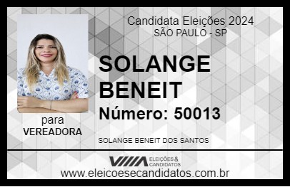 Candidato SOLANGE BENEIT 2024 - SÃO PAULO - Eleições