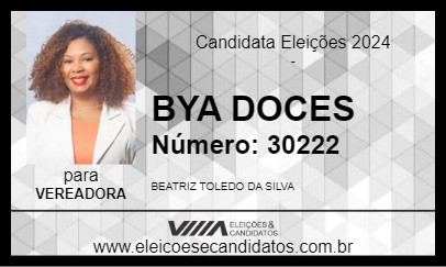 Candidato BYA DOCES 2024 - CAJAMAR - Eleições