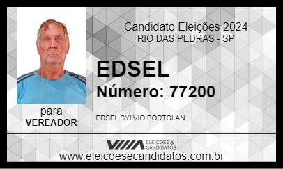 Candidato EDSEL 2024 - RIO DAS PEDRAS - Eleições