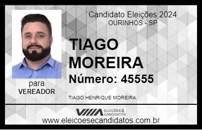 Candidato TIAGO MOREIRA 2024 - OURINHOS - Eleições