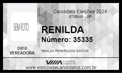 Candidato RENILDA 2024 - ATIBAIA - Eleições