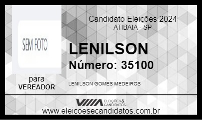 Candidato LENILSON 2024 - ATIBAIA - Eleições