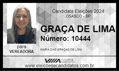 Candidato GRAÇA DE LIMA 2024 - OSASCO - Eleições