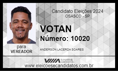 Candidato VOTAN 2024 - OSASCO - Eleições