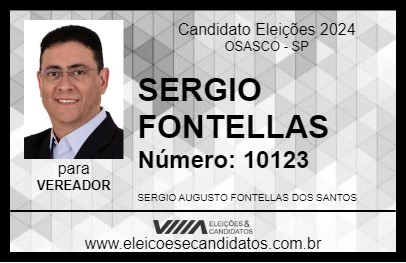 Candidato SERGIO FONTELLAS 2024 - OSASCO - Eleições