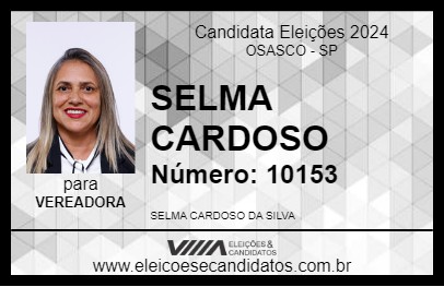 Candidato SELMA CARDOSO 2024 - OSASCO - Eleições