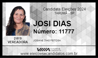 Candidato JOSI DIAS 2024 - TARUMÃ - Eleições