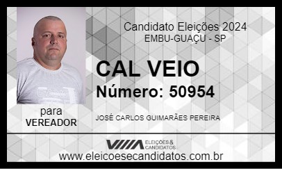 Candidato CAL VEIO 2024 - EMBU-GUAÇU - Eleições