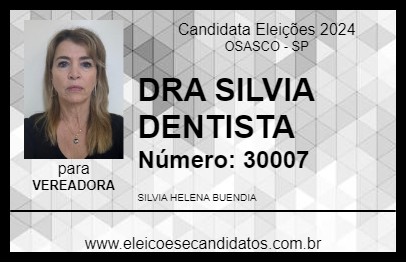 Candidato DRA SILVIA DENTISTA 2024 - OSASCO - Eleições