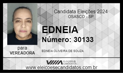 Candidato EDNEIA 2024 - OSASCO - Eleições